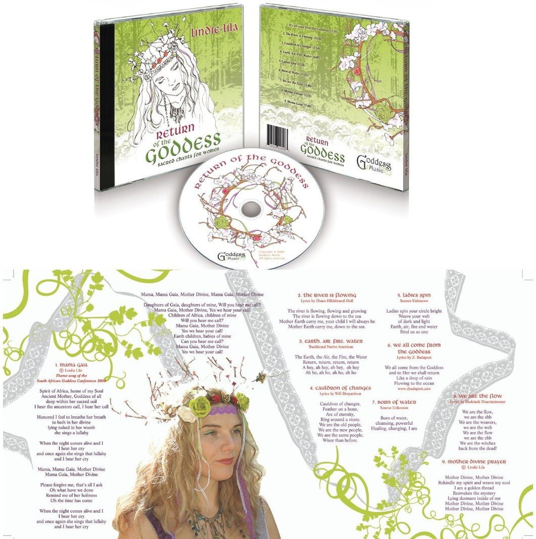 Return of the Goddess Physical CD!  Plus Mermaid Magic Free CD Gift!