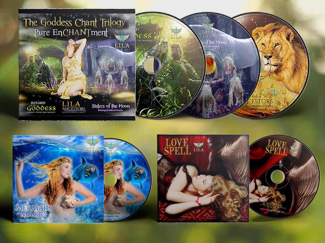 Goddess Trilogy Collectors Cd's Free Worldwide Shipping!
